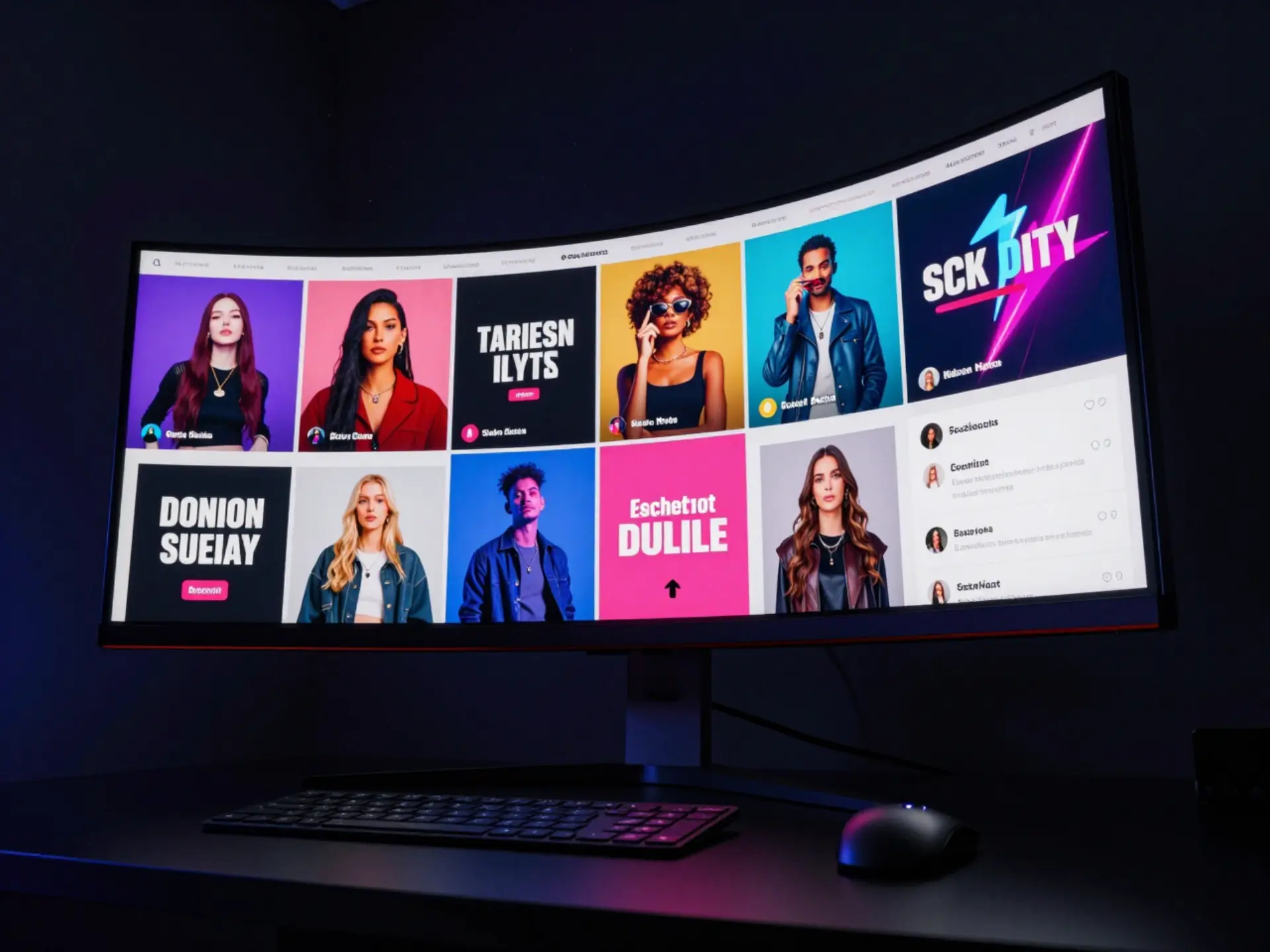 Creative content production and campaign results showcase